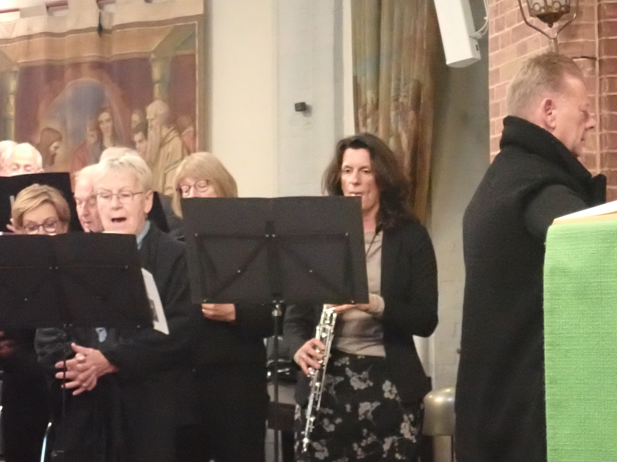 Jan en Annie Nelemans 50 jaar getrouwd 22-10-23 tijdens de Eucharistiviering.